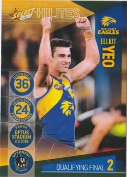 2018 Select Hilites #SH-QF2 Elliot Yeo Front